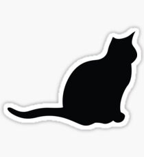 Cat Silhouette Sticker