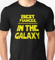 Best Fiancee in the Galaxy - Slanted Unisex T-Shirt