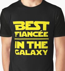Best Fiancee in the Galaxy - Straight Graphic T-Shirt