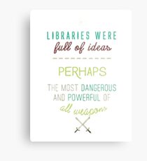 Sarah J. Maas quote - Throne of glass Metal Print
