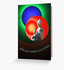 Buddha Sun Greeting Card