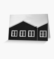 Three quarters Greeting Card
