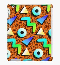 1980s Orange Print iPad Case/Skin