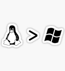 Linux/windows Sticker