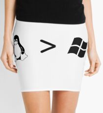 Linux/windows Mini Skirt