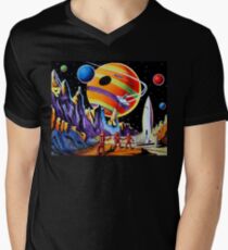 NEW WORLDS V-Neck T-Shirt