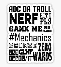 League things Sticker