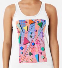 80s pop retro pattern 2 Women's Tank Top