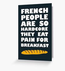 French People Greeting Card