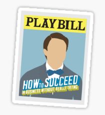 How to Succeed Playbill - DR Sticker