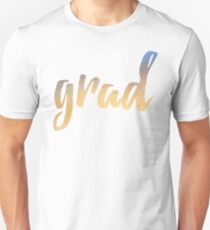 Grad | yellow brush type Unisex T-Shirt