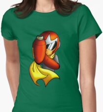Proto Man Bust Women's Fitted T-Shirt