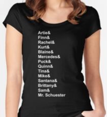 GLEE Women's Fitted Scoop T-Shirt