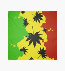 Rasta weed leaf Scarf