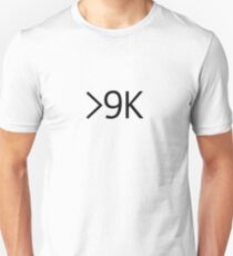 Über 9000! Slim Fit T-Shirt