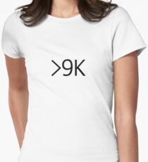 Over 9000! Women's Fitted T-Shirt