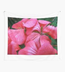 Flowers and drops Wall Tapestry