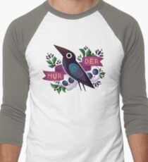 Murder Crow Men's Baseball ¾ T-Shirt