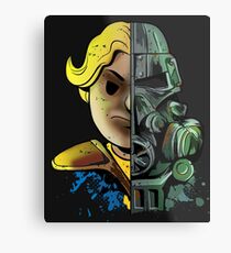 Face Off Metal Print
