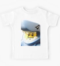 Lego Shark Suit Guy minifigure Kids Tee
