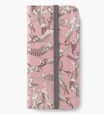 cat party pink iPhone Wallet/Case/Skin