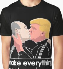 Trump, der Putin küsst Grafik T-Shirt