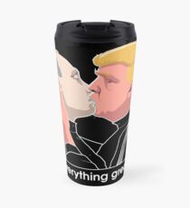 Trump kissing Putin Travel Mug