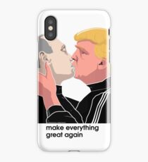 Trump kissing Putin iPhone Case/Skin