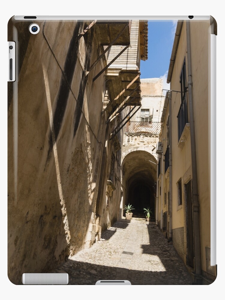 Limestone And Sharp Shadows Old Town Noto Sicily Italy Ipad Case Skin By Georgiam Redbubble