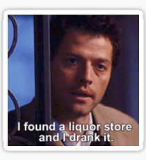 Castiel Sticker