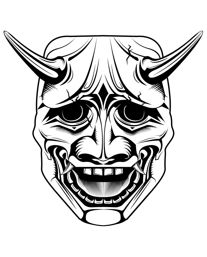 Oni Mask" ghostdesign | Redbubble