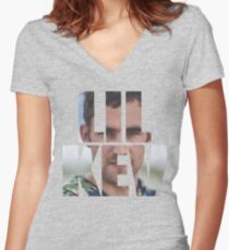 Lil Kev (impact) Women's Fitted V-Neck T-Shirt