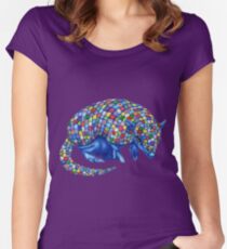Mosaic Armadillo Women's Fitted Scoop T-Shirt