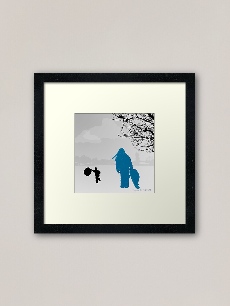 Alternate view of Back Up The Hill 2012 Framed Art Print