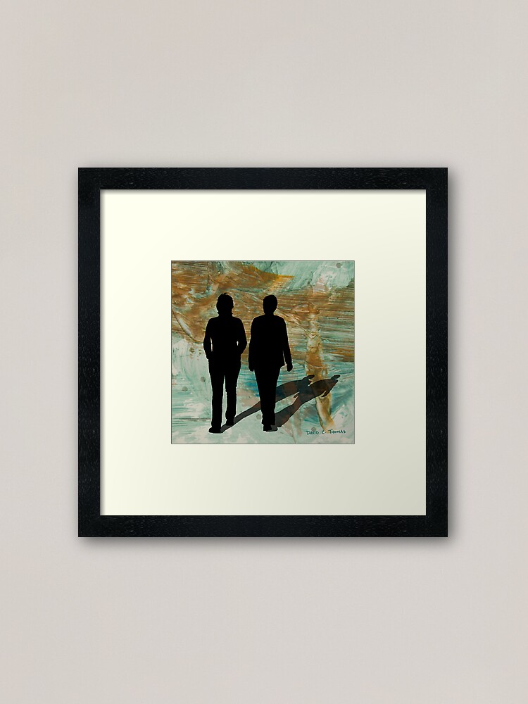Alternate view of On a Walk Framed Art Print