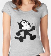 Felix the cat Women's Fitted Scoop T-Shirt
