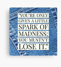 Robin Williams Quote Canvas Print