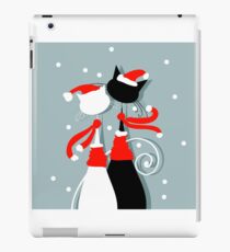 Amusing Christmas cats graphics iPad Case/Skin