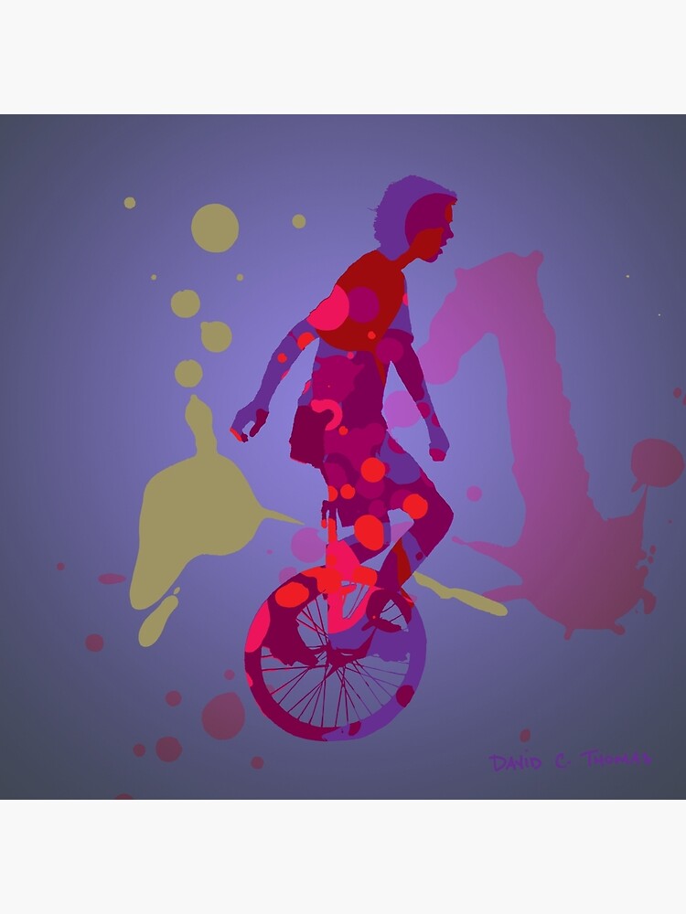 The Unicyclist by randomarthouse