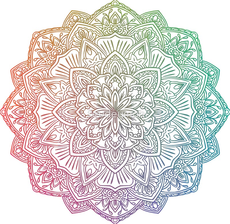 "Mandala" Stickers by feudeymon Redbubble