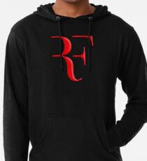 rf, roger federer, roger, federer, tennis, wimbledon, gras, turnier, ball, legende, sport, australien, nadal, netz, cool, logo, perfekt. Leichter Hoodie