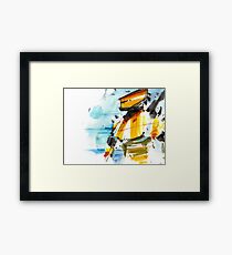 Mech Sketch 1, 2016 Framed Print