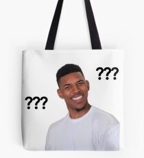 Question Mark Guy (Meme) - Transparent Tote Bag