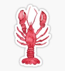Lobster Watercolor Sticker