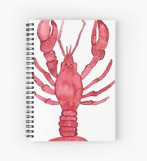 Lobster Watercolor Spiral Notebook