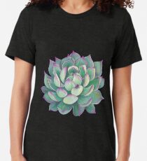 Succulent plant Tri-blend T-Shirt