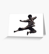 Tarjeta de felicitación Serie de personajes de Kung Fu
