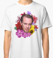 Steve Buscemi - Floral Classic T-Shirt