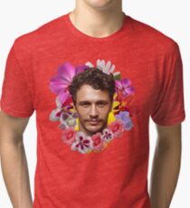 James Franco - Floral Tri-blend T-Shirt
