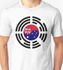 Korean Australian Multinational Patriot Flag Series Slim Fit T-Shirt